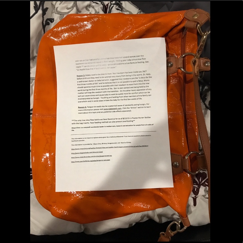Valentina 🌸 Italia 🍁 Orange 🌈 Big 🌺 Purse 🎀 - Picture 8 of 8